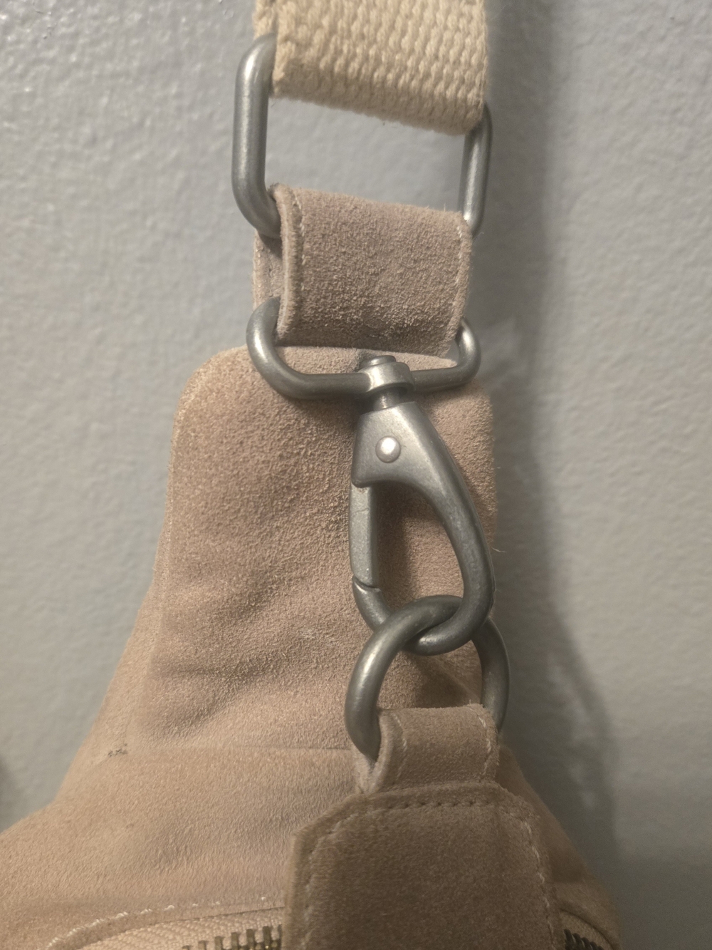 Free People Neutral Beige Crossbody Sling Bag - Picture 6 of 10